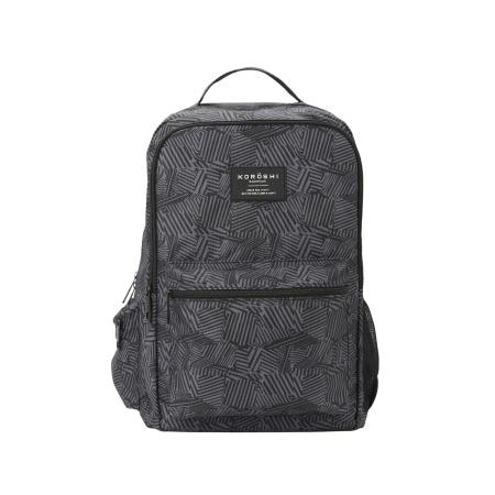 KOROSHI KOROSHI Rugzak donkergrijs / zwart