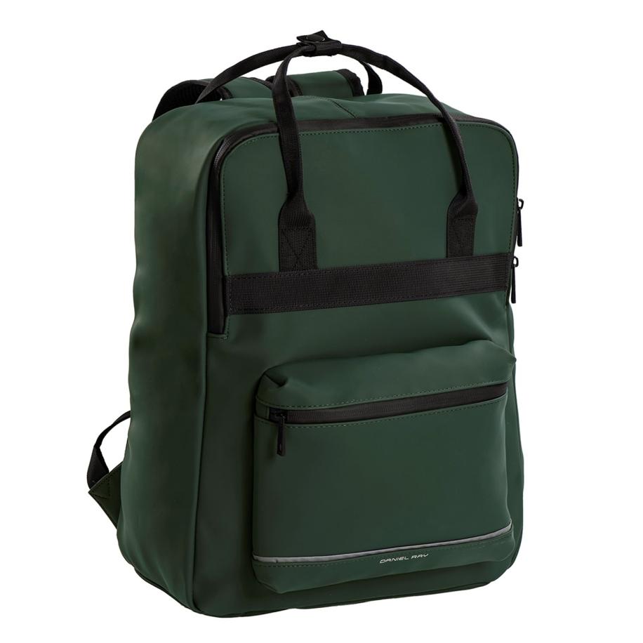 Daniel Ray Birmingham Waterafstotende Rugtas dark geen Laptoprugzak Groen