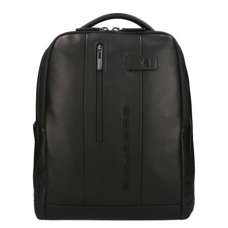 Piquadro Urban Leather Computer Backpack 14 black