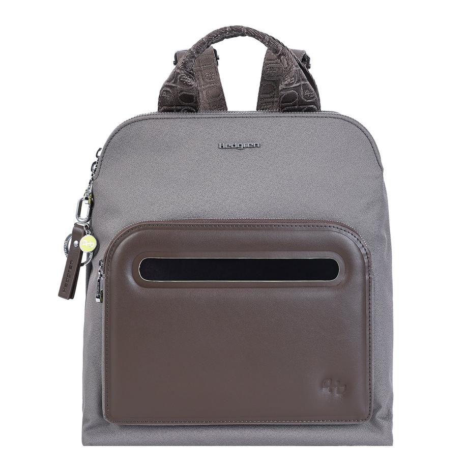 Hedgren Latte RFID Backpack vintage taupe Bruin