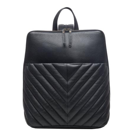Chabo Venice Backpack black Leren tas