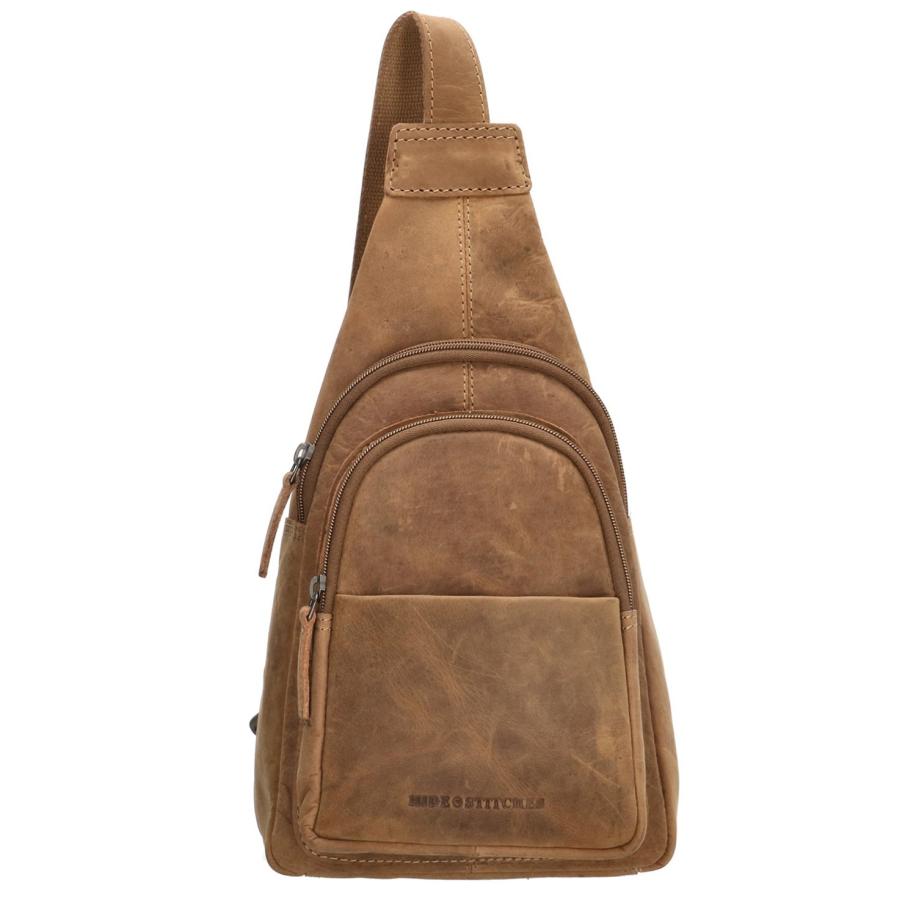 Hide & Stitches Idaho Radiant Schoudertas bruin Damestas Bruin