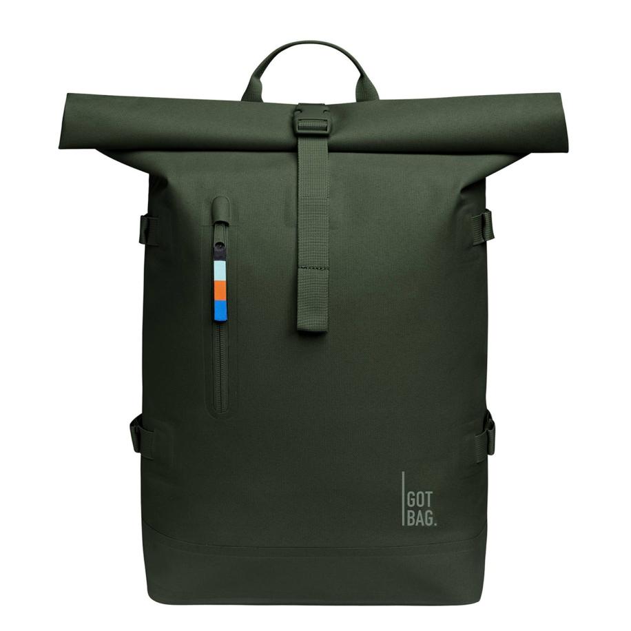 GOT BAG Rolltop 2.0 algae backpack Groen