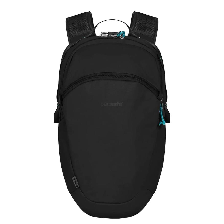 Pacsafe Eco 18L Backpack Econyl black backpack Zwart