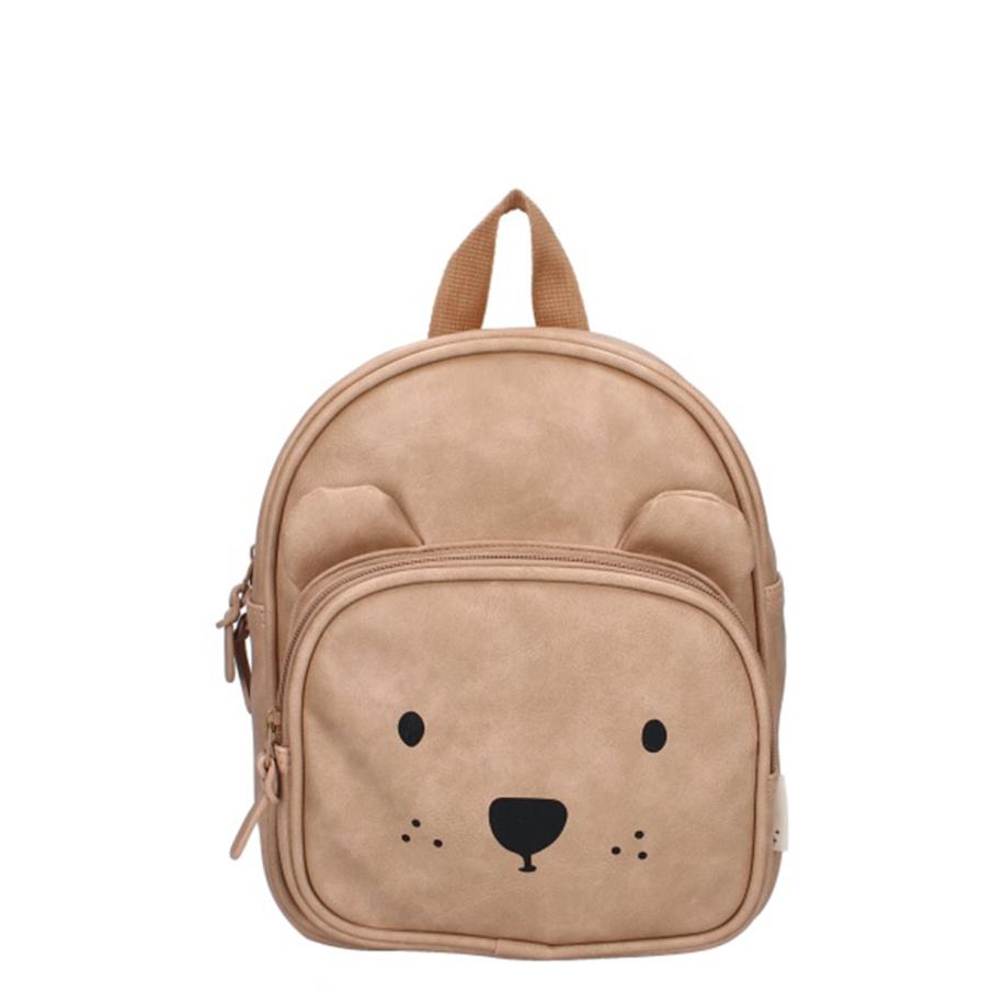 Kidzroom Beary Excited Backpack sand Bruin