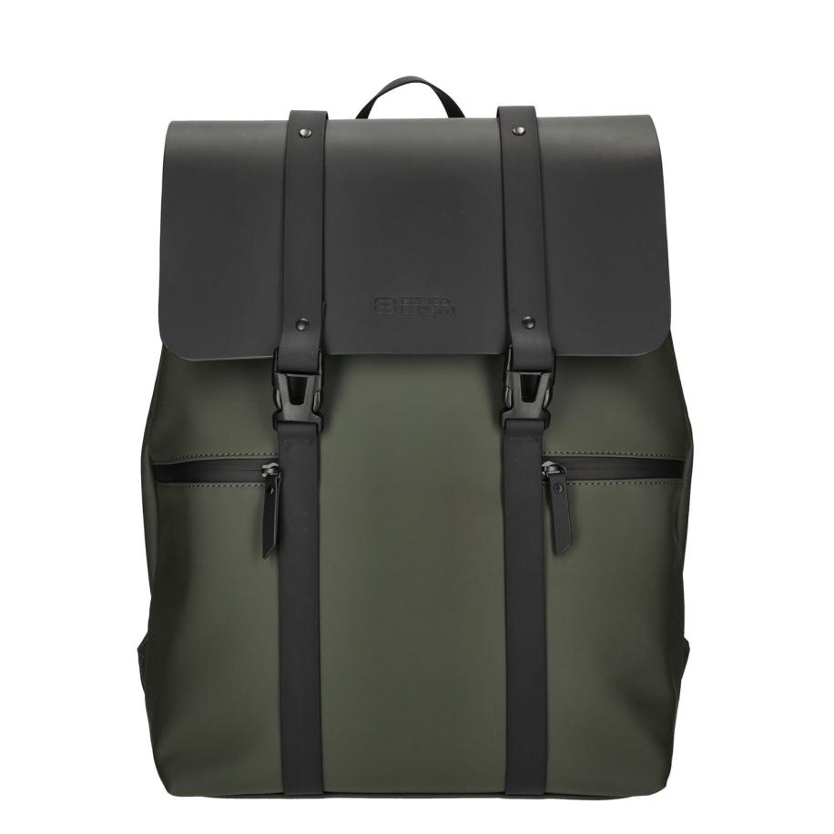 Enrico Benetti Glasgow Laptop Backpack 17 olive Groen