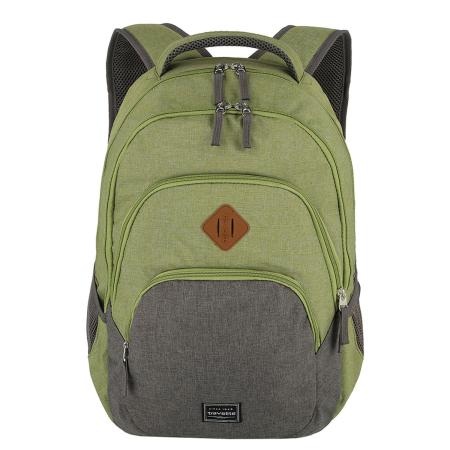 Travelite Basics Backpack Melange green/grey backpack