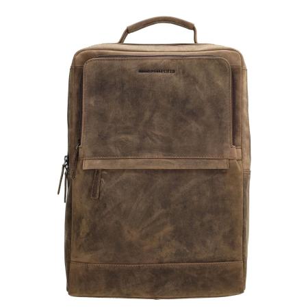 Hide & Stitches Idaho Rustic Rugzak donkerbruin