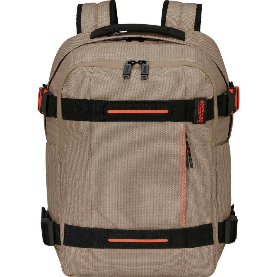 American Tourister Urban Track Laptop Backpack 15,6 coated Beige/Orange Multicolor