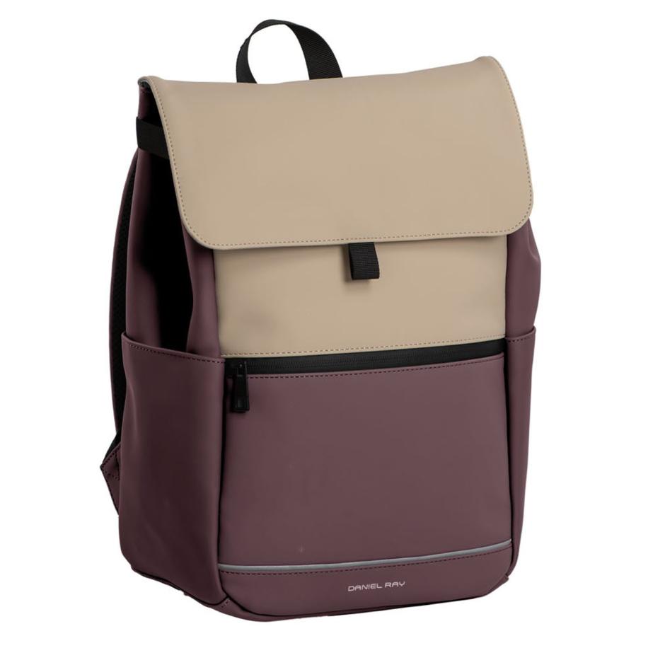 Daniel Ray Tacoma Water-Repellent Backpack old purple/khaki Paars