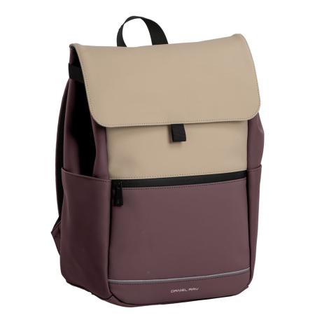 Daniel Ray Tacoma Water-Repellent Backpack old purple/khaki