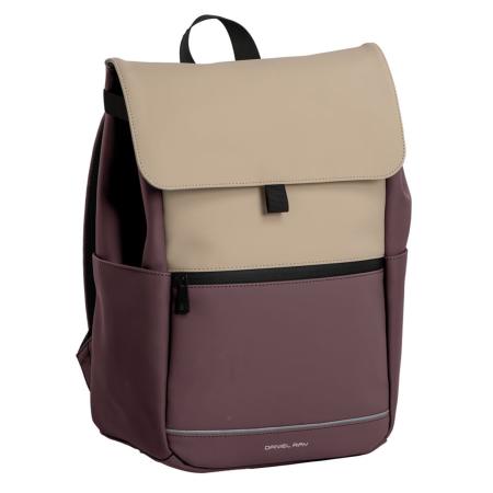Daniel Ray Tacoma Water-Repellent Backpack old purple/khaki