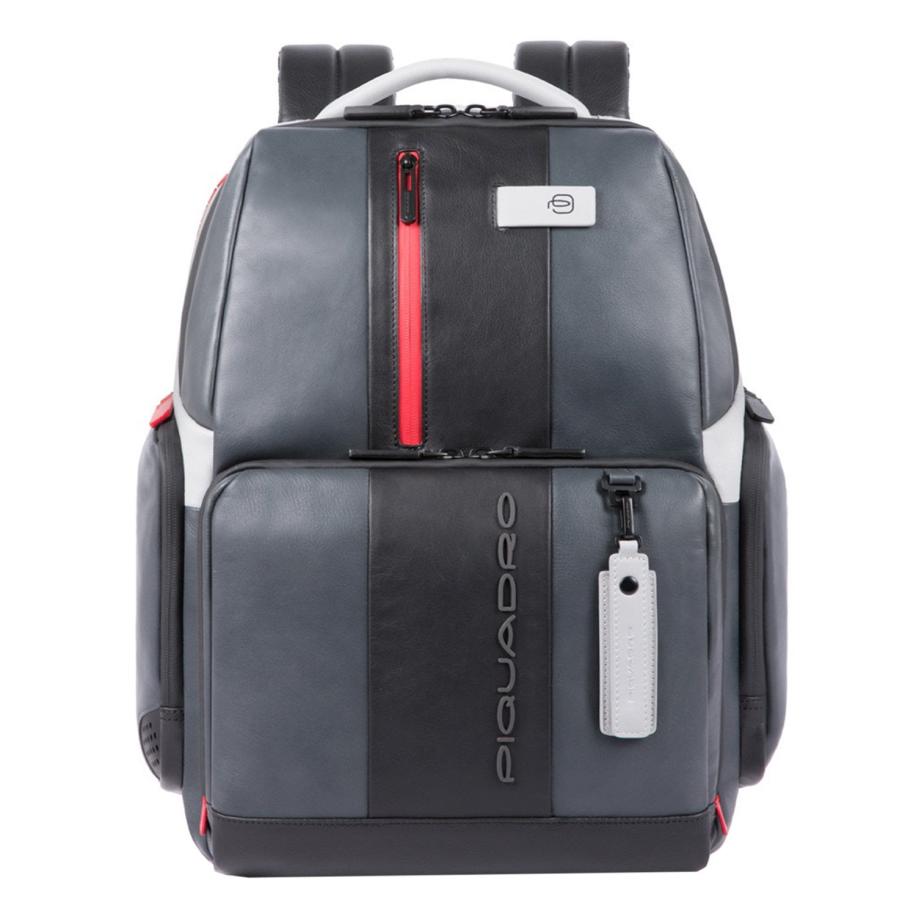 Piquadro Urban Fast-check PC Backpack with iPad Compartment grey-black Multicolor