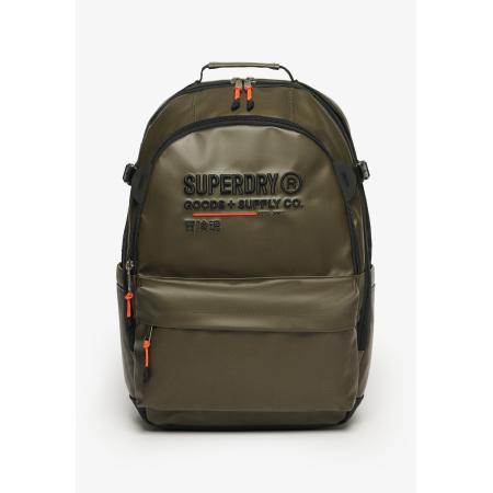 Superdry Superdry Rugzak Tarp Utility olijfgroen / donkergroen / oranje / zwart