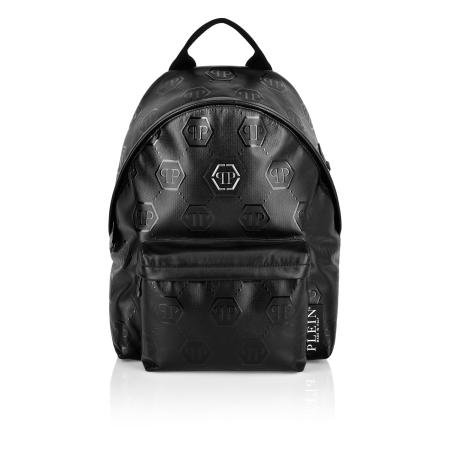 Philipp Plein Rugzak Monogram zwart
