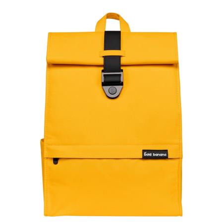 Bold Banana Roll Top Backpack yellow beetle