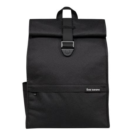 Bold Banana Roll Top Backpack big black