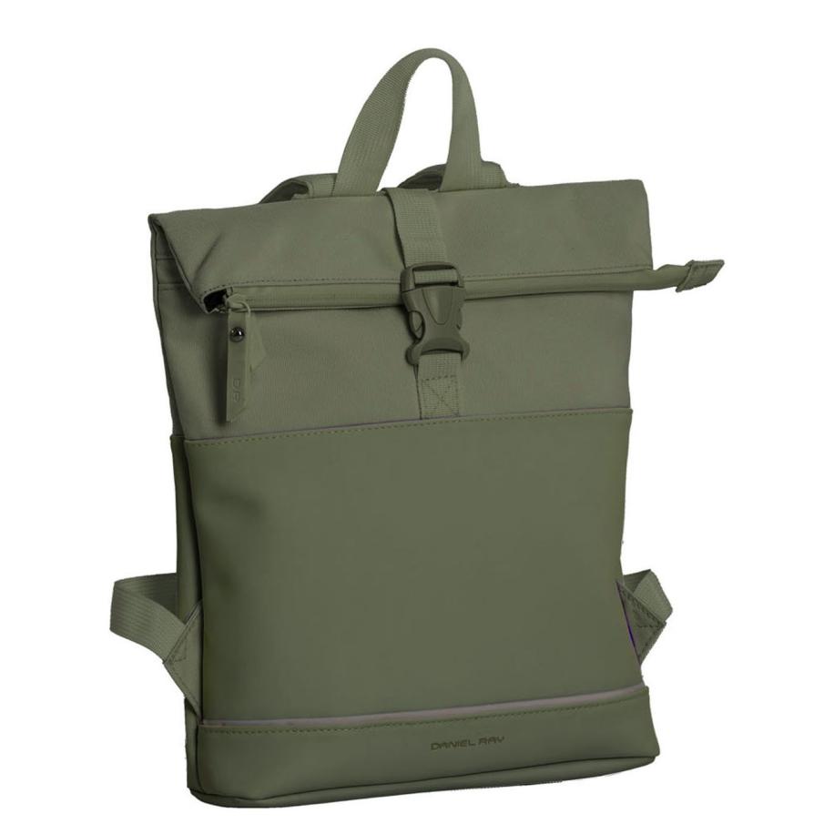 Daniel Ray Allentown Waterproof Rolltop Backpack S olive Groen