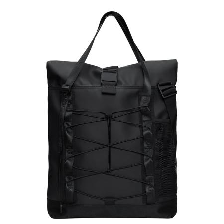 Rains Trail Rolltop Tote Bag black