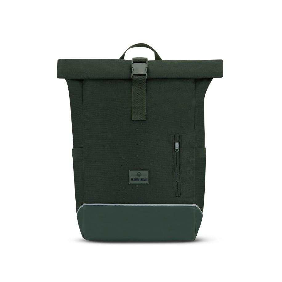 Johnny Urban Johnny Urban Rugzak Robin Medium Bike lichtgrijs / smaragd / donkergroen -