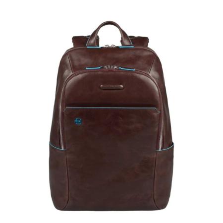 Piquadro Blue Square Backpack mahogany