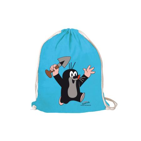 LOGOSHIRT Gymtas Der kleine Maulwurf - Juhu nude / blauw / grijs / zwart