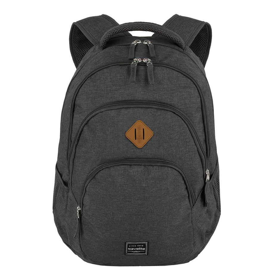 Travelite Basics Backpack Melange anthracite Grijs