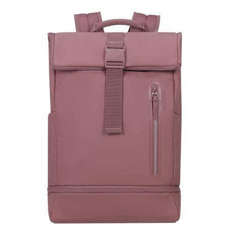 American Tourister Urban Tide Rolltop Laptop Rugzak - 31 liter - 15.6 laptopvak - galactic mauve