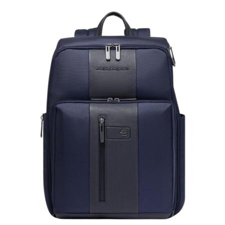 Piquadro Brief 2 Laptop Computer Backpack 15.6 dark blue