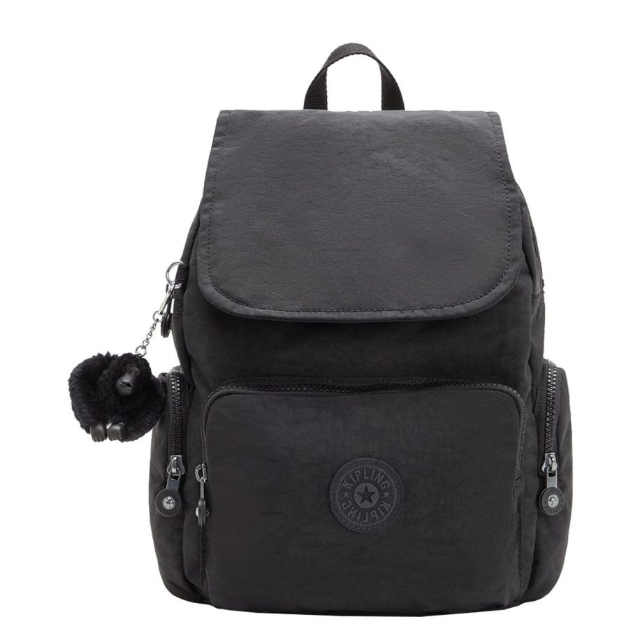 Kipling City Zip Mini black noir Zwart