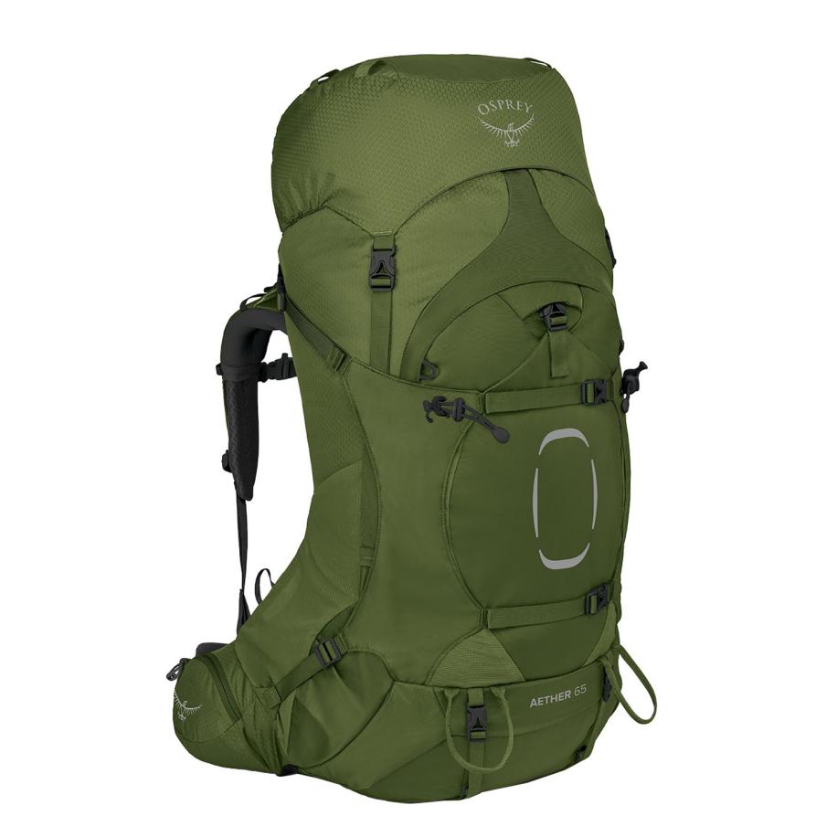 Osprey Aether 65 Backpack L/XL mustard green backpack Groen