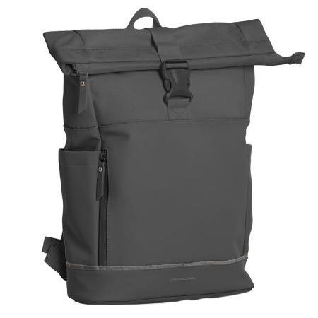 Daniel Ray Pittsburgh Rolltop Backpack Coated 15.6 dark grey