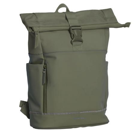 Daniel Ray Pittsburgh Rolltop Backpack Coated 15.6 olive green