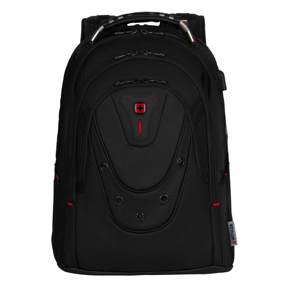 Wenger Ibex Deluxe 17 Ballistic Laptop Backpack black Zwart