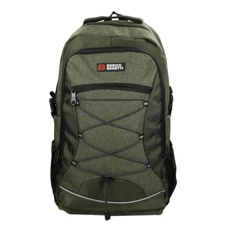 Enrico Benetti Yellow Stone 17'' Laptop Rugzak olijf