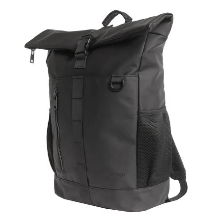 Lyle & Scott Weather Resistant Roll Top Bag jet black