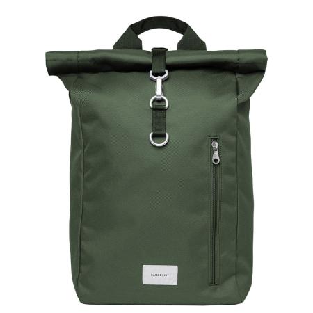 Sandqvist Ground Rolltop Backpack L dawn green with dawn green webbing