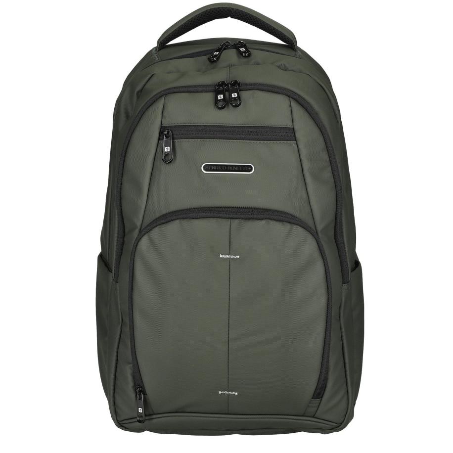 Enrico Benetti Northern Laptop Backpack 17 olive Groen