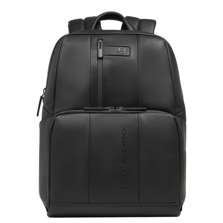 Piquadro Urban Computer Backpack with iPad 10.5/iPad 9.7 Compartment black Zwart