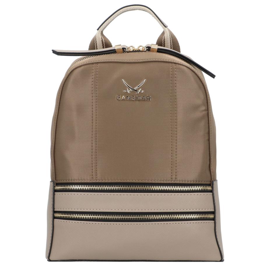 Sansibar SANSIBAR Rugzak bruin / goud / zwart -