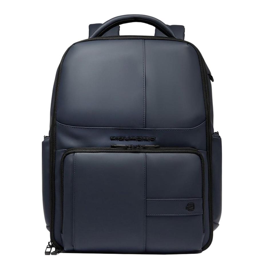 Piquadro W129W Water Repellent Laptop Backpack blue Blauw