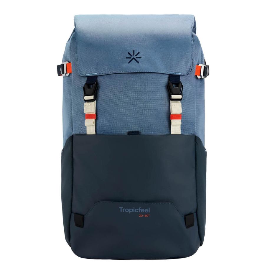 Tropicfeel Tropicfeel Rugzak Shell marine / smoky blue / oranje / wit -