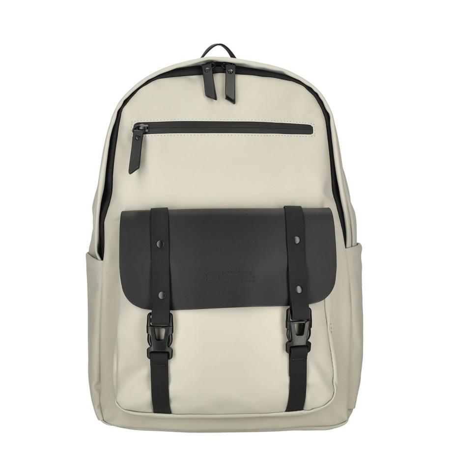 Enrico Benetti Glasgow Laptop Backpack 15 light taupe Bruin