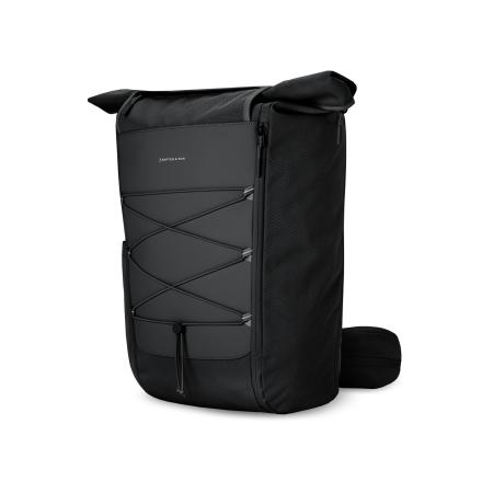 Kapten & Son Kapten & Son Rugzak Banff zwart / wit