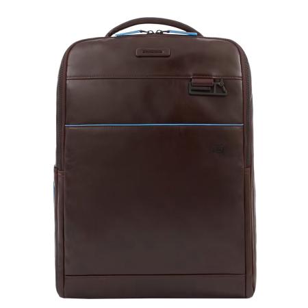 Piquadro Blue Square Computer Backpack Plain With iPad Pro brown