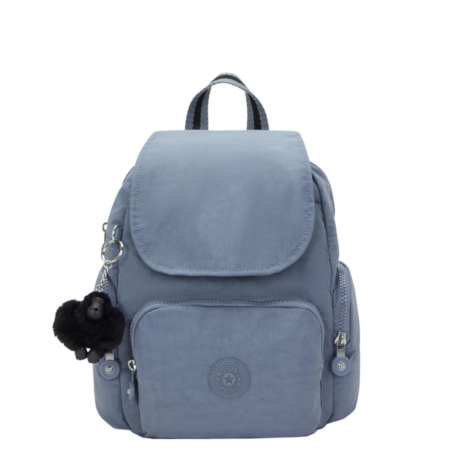 Kipling City Zip Mini b blue stone Blauw