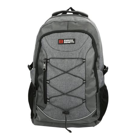 Enrico Benetti Yellow Stone 15'' Laptop Rugzak grijs