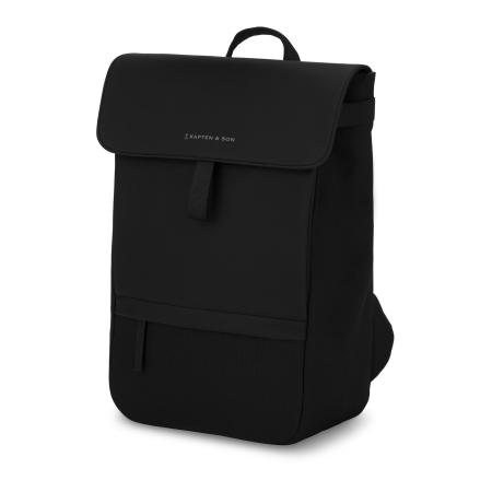 Kapten & Son Kapten & Son Rugzak Fyn Small All Black zwart