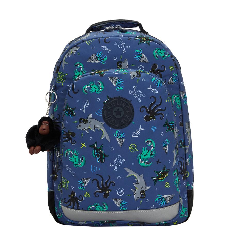 Kipling Class Room undersea party Blauw