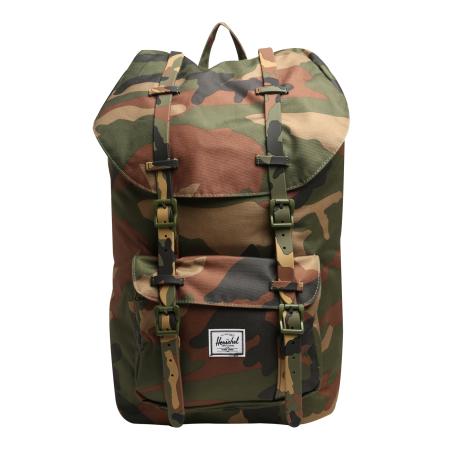 Herschel Supply Co. Herschel Rugzak Little America bruin / lichtbruin / grafiet / groen